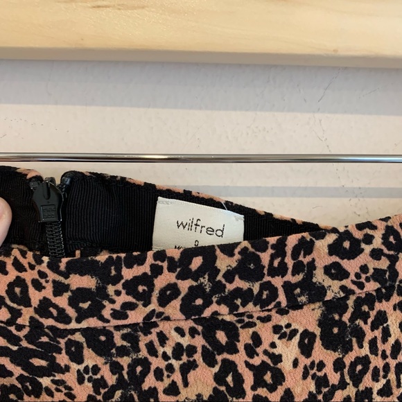 Aritzia Wilfred Leopard Midi Skirt (Prima/Tawny colour) - Picture 4 of 6